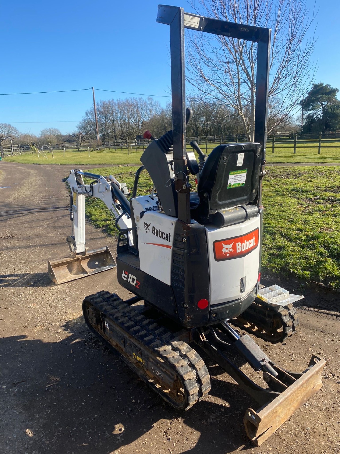 Bobcat E10z micro digger repaired by DJW